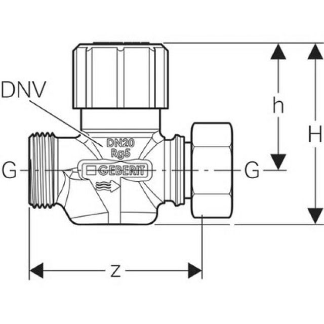 PFIT rubinetto d'arresto R1"
653.495