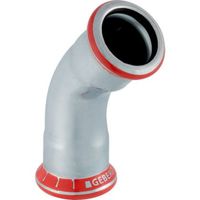 Mapress acciaio-C Curva 45°