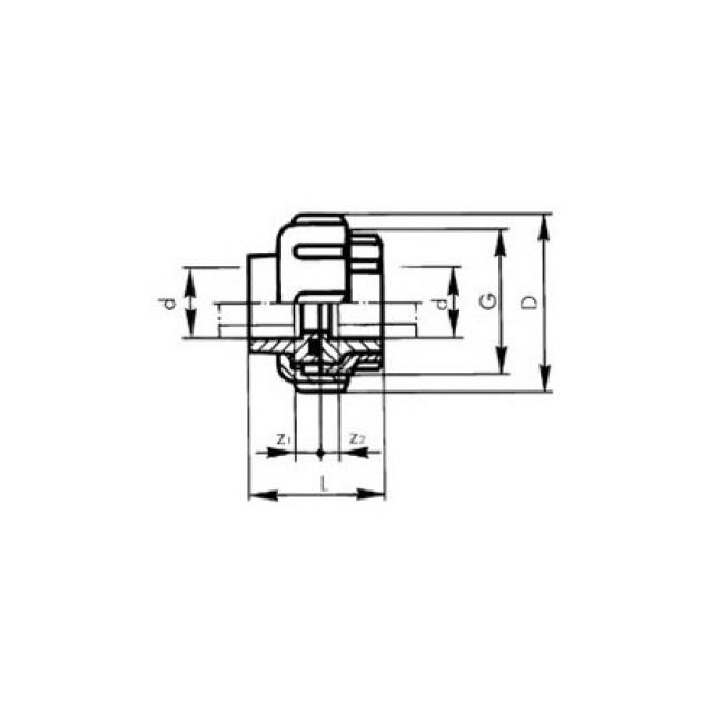 GF bocchettone M/M
5035
d= 20 mm