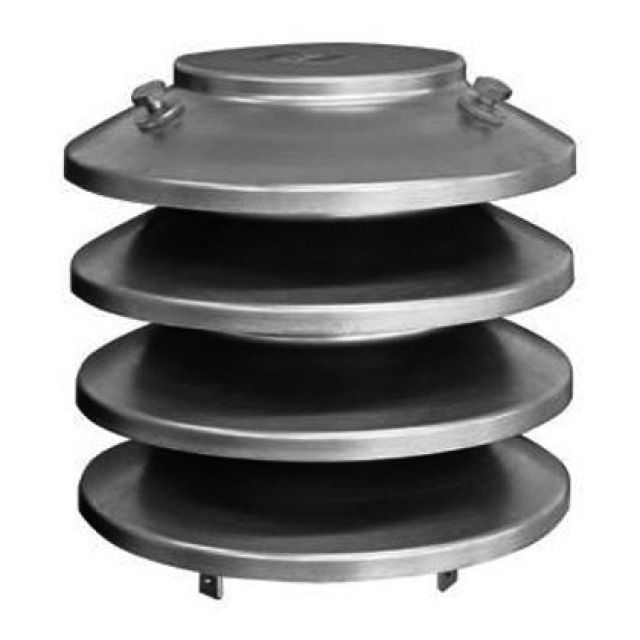 cappello lame.gir. ECO EO INOX
150 mm