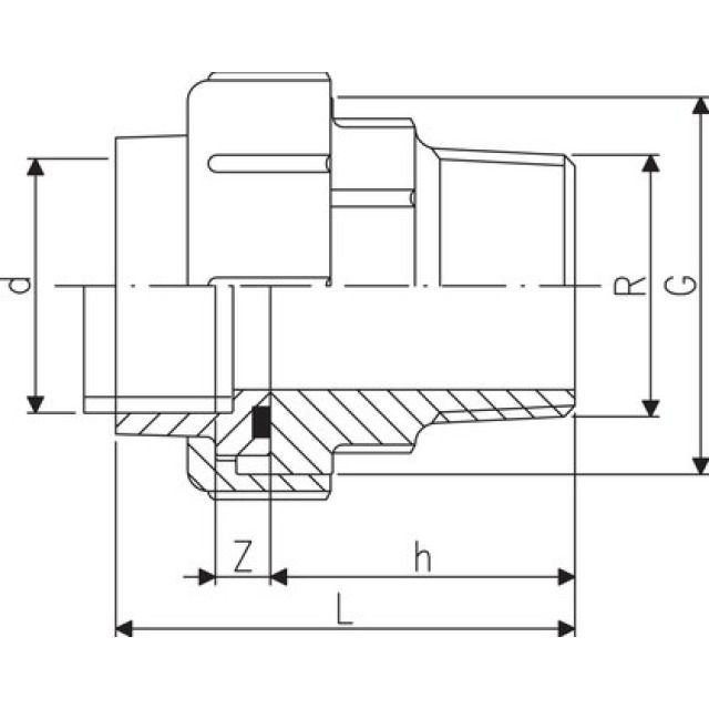 GF bocchettone maschio
5036
20 - 1/2"