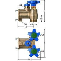 Nussbaum, Set di allacciamento per addolcitori d'acqua, 19185