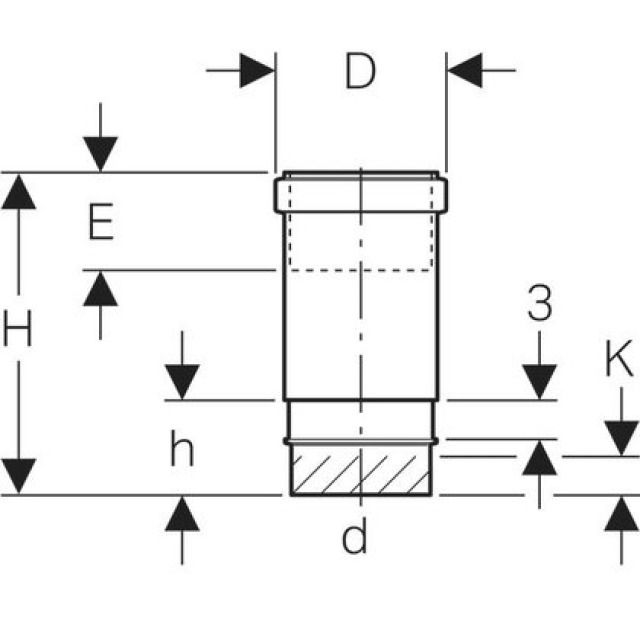 GEBERIT manicotto dilatazione
367.7     d 110