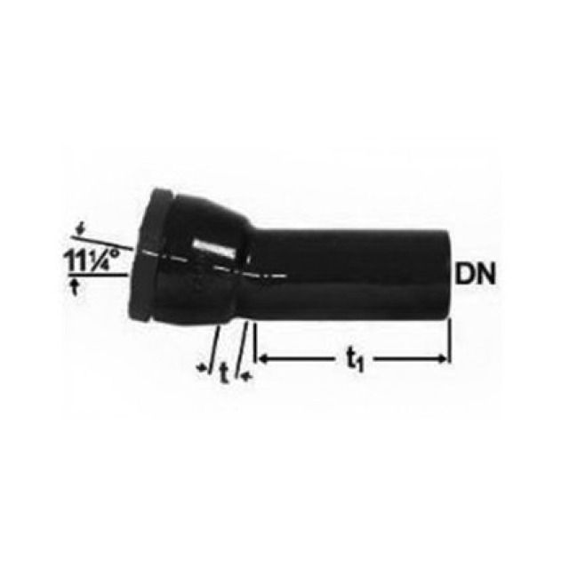 VR curva 11° vite DUCPUR
1 innesto 2325.11 DN 150