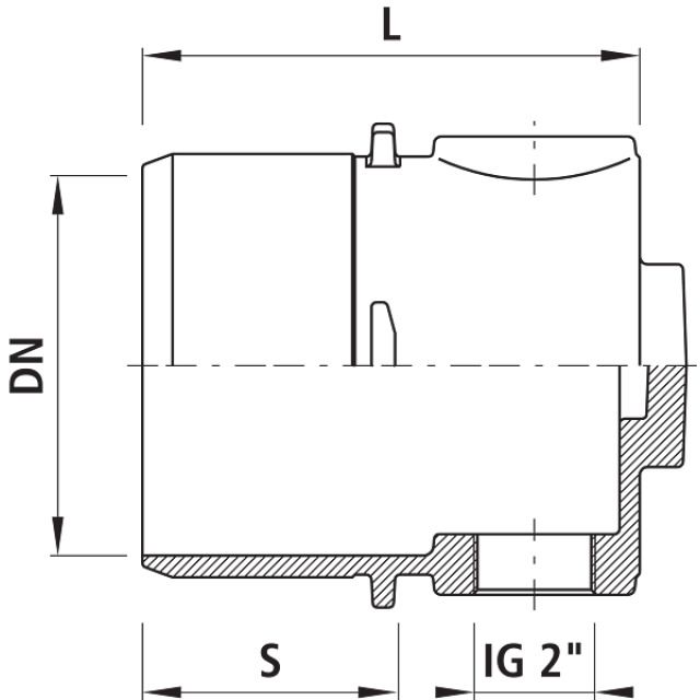HAWLE tappo BAIO
estremità liscia 8070
DN 125 PN 16