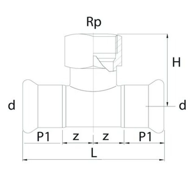 Profitec PressSteel
Press-T-Stück, Abgang IG
28-1"-28mm