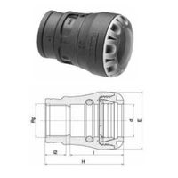 Plasson Serie 1, innesto-Raccordo a vite Filetto femmina 1003