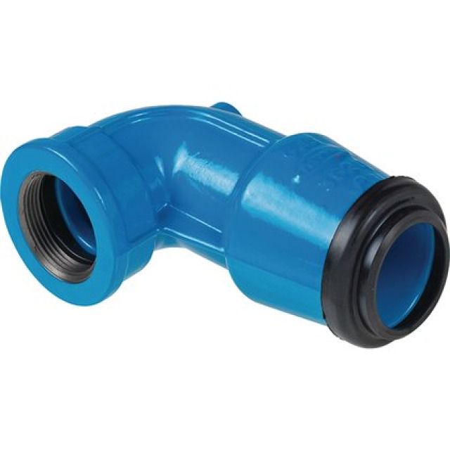 HAWLE curva 90° ad innesto
femmina filetto 6410
F 1"1/2 PE 50"