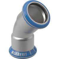 Geberit Mapress Curva acciaio inox 60°