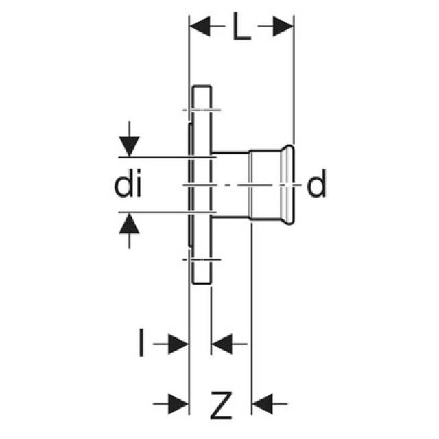 MPF-S FLANGIA CON ATTACCO
A PRESSARE  33735
PN10/16     28 MM