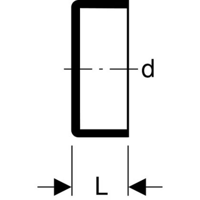 GEBERIT SILENT coperchietto
di chiusura 312.005
d 135