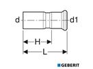 Geberit Mapress Therm Reduktion mit Einschubende