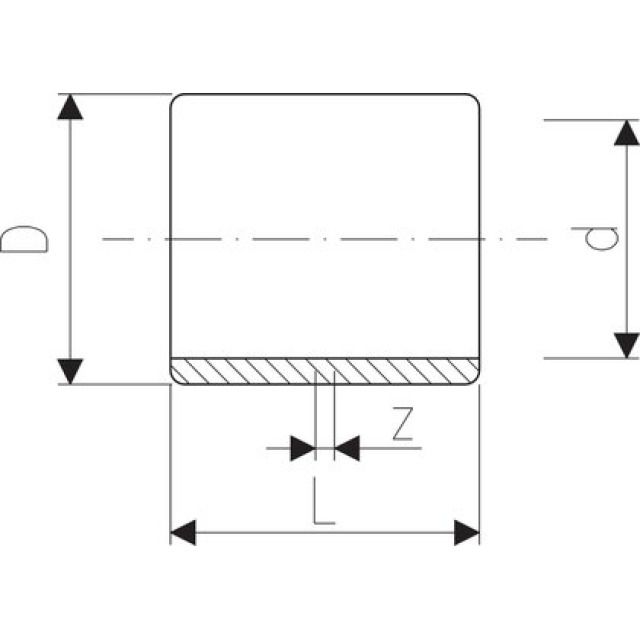 GF manicotto PB
5040
90 mm
