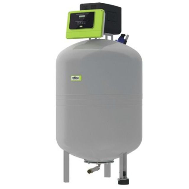 REFLEXOMAT SILENT COMPACT
RSC 400 CH GRAU MAX.6BAR G1"
MAX. BETRIEBSTEMPERATUR 70°
DRUCKHALTESTATION SILENT
59dB(A) IP54 07.5kW 230V/50Hz
H/D 1522/740MM 80KG