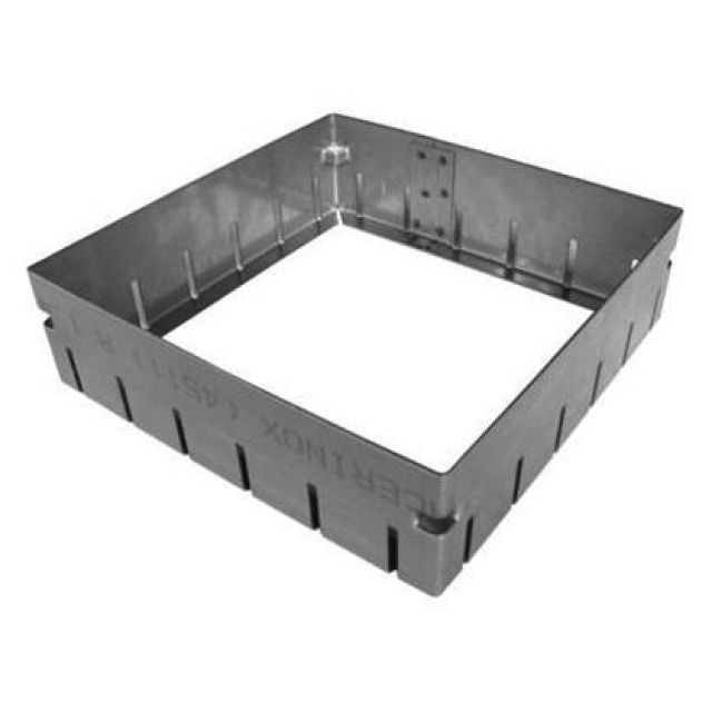 KIESRAHMEN               CR-NI
250 X 250 / 60 MM