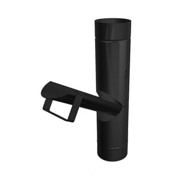 PREFA REGENKLAPPE
80MM DUNKELGRAU P10