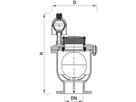 HAWLE, Valvola di aerazione e di sfiato, DN 150 a DN 200 9830