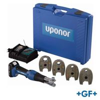 GF Uponor S-Press Pressatrice a batteria Mini2 con ganascia KSP0 d16 - d32