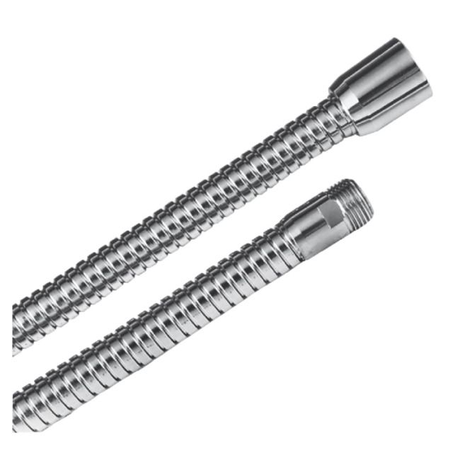 Tubo metallico rinforzato
130 cm, 3/8" x 1/2", per
doccia estraibile MILOR
Colori: cromato