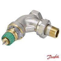 Valvola termostatica angolare indipendente dalla pressione Danfoss RA-DV