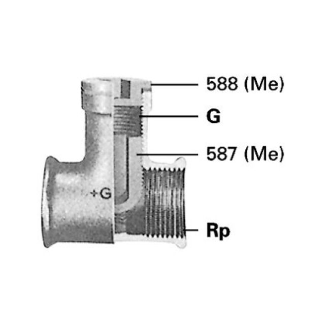 manicotto regolatore
NERO 599A
3/4 - 1/2"