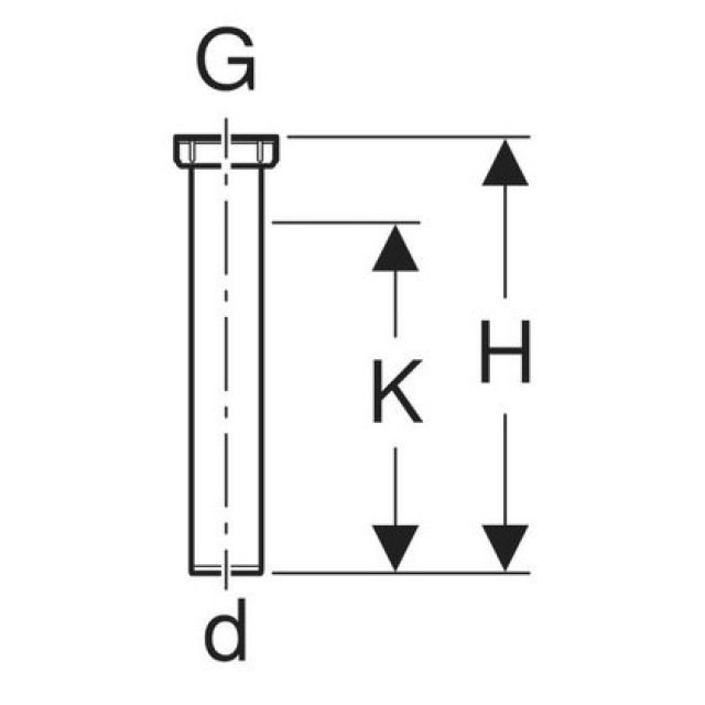 GEBERIT cannotto
grigio 152.245.066
d 40 - 1"1/2"