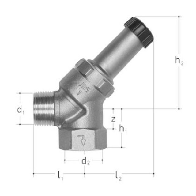 JRG Valvola di sicur. 1-10bar
1028.400                   1"