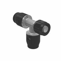 Geberit PushFit pezzo adattatore a T con MasterFix, diramazione