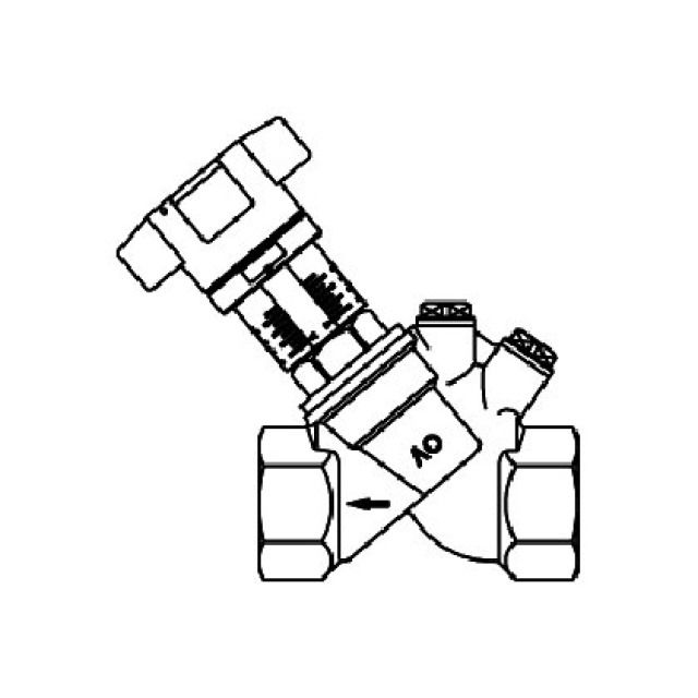 OVENTROP STRANGREG.-VENTIL IG
AQUASTROM C  3/4" 420 81 54"