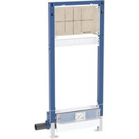 Geberit Duofix für bodenebene Duschen 130 cm, mit Wandablauf, Wandarmatur UP, für Unterlagsbodenhöhe am Einlauf 90–200 mm