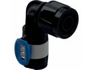 Gomito misto 90° Geberit FlowFit con MasterFix