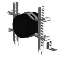 Starfix collare di fissaggio 110 - 160 mm, piegato zincato