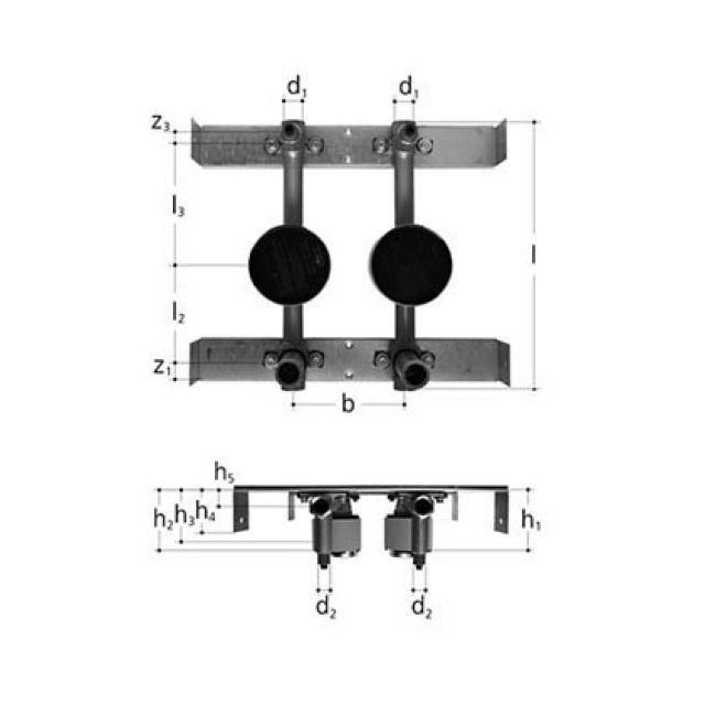 unità compatta per DUOFIX-WT
5459.075 con due contatori
3/4"