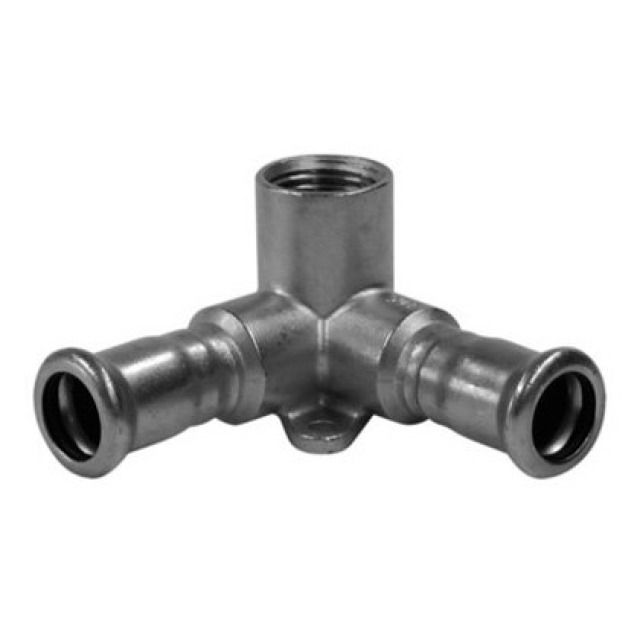 MPF-S curva 90° per rubinetti
doppio all 33503 d 1/2"- 15"