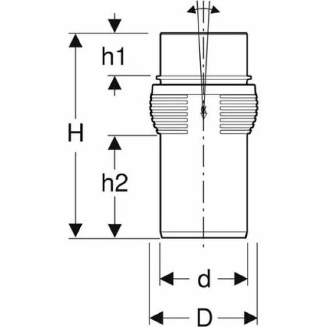Raccordo offset Geberit Silent
310.048             110 MM