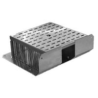 Scarico di ritenzione con uscita laterale per il collegamento alle bocche di erogazione