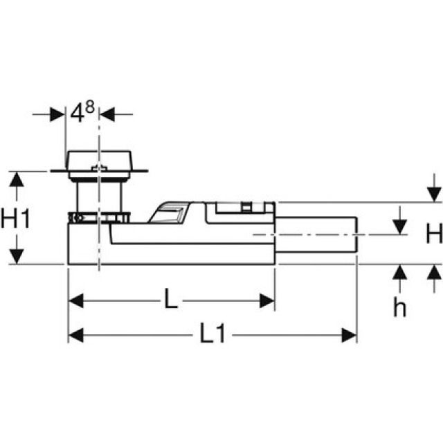Set di premontaggio GEBERIT
per canale da doccia CleanLine
D 56 mm
Colori: senza colore