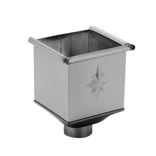 cassetta raccol. 3 lati UGINOX
100 mm