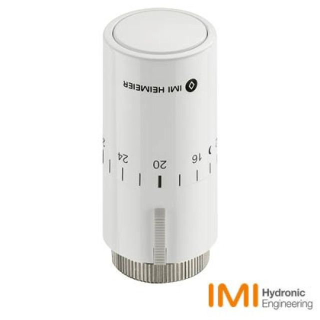 IMI Heimeier Thermostat-Kopf
Halo, 6-28°C, RAL9016
M30x1.5
