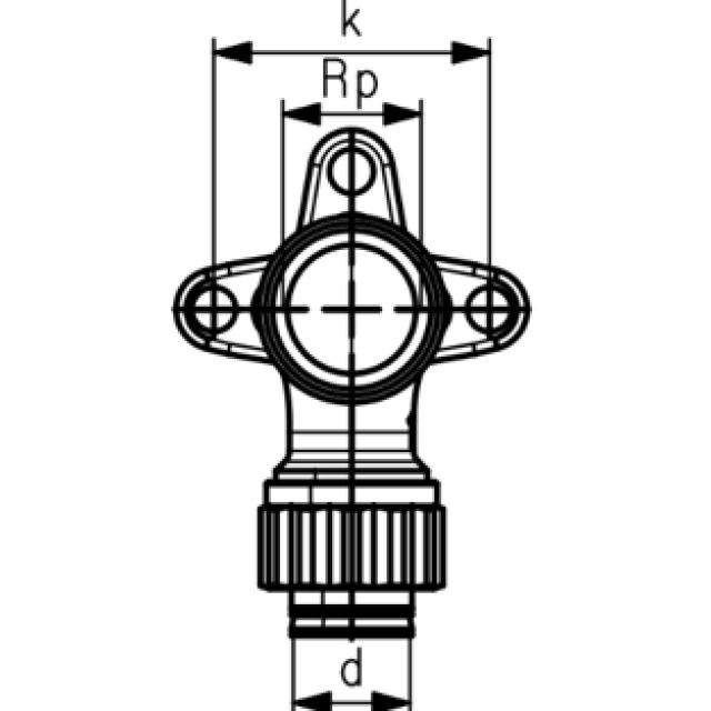 SANIPEX attacco per rubinetto
singolo 5533.135
1/2" - 16 mm