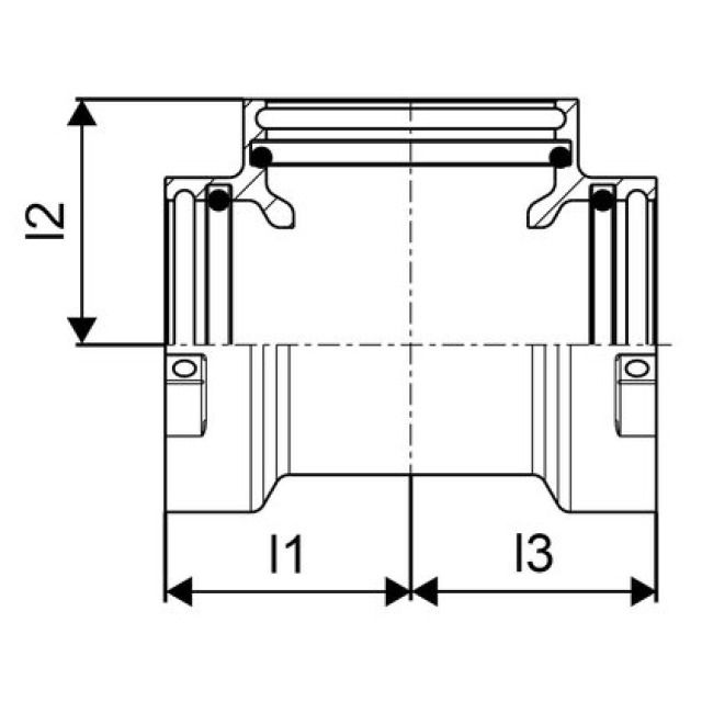 GF Uponor
RS Tee intermedio RS2-RS2-RS2