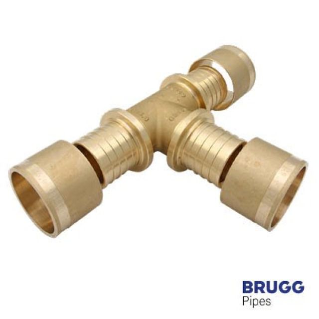 BRUGG Pipes Pressverbindung
T-Stück egal Heizung
32-32-32