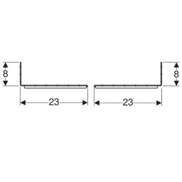 DUOFIX accessorio per montanti
distanziati da 50-57.5 111.869