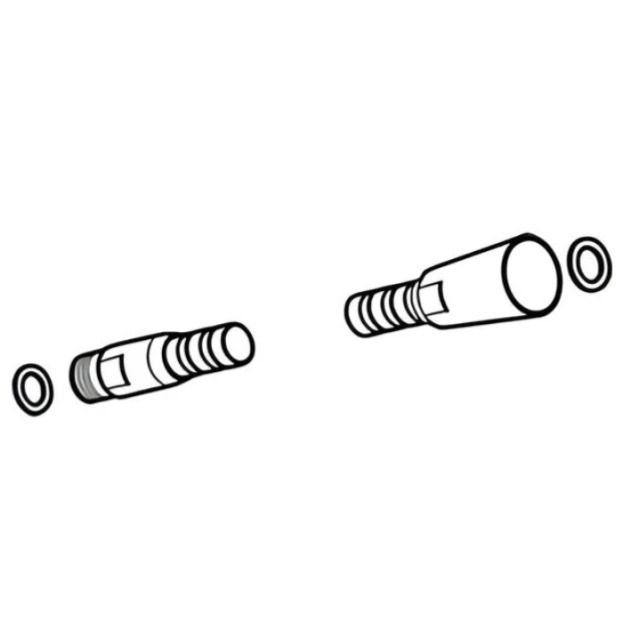 Tubo in metallo KWC
per doccia estraibile 072 543
Colori: cromato