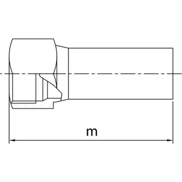 PROFITEC PRESSINOX - FIG. 26
PEZZO ADATTORE CON FILETTO F
CON TERMINALE DI INSERIMENTO
3/4" 28 MM