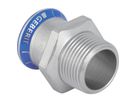 Geberit Mapress Pezzo adattatore acciaio inox con filetto maschio